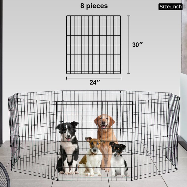 Folding pet outlet pen